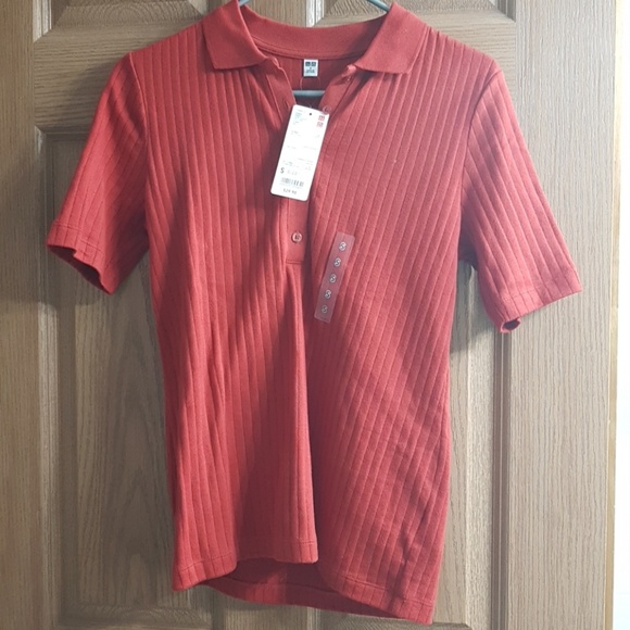 Uniqlo Ribbed Polo NWT - Picture 2 of 4